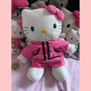 Hello kitty plushy tracksuit backpack